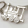 Men's Collectable Train Locomotive Keyring Gift - Silver