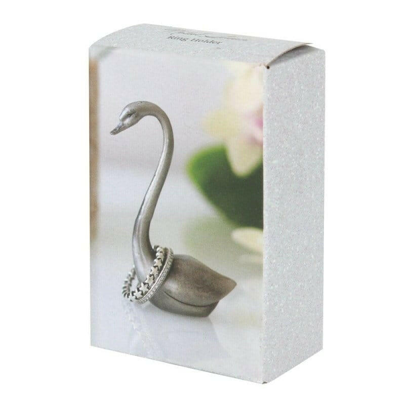 Silver swan deals ring holder