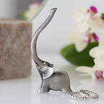 Metal Elephant Ring Holder - Jewellery Dish by Jones Home & Gifts