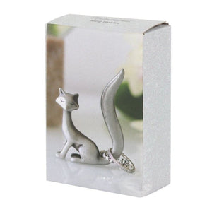 Metal Fox Ring Holder - Jewellery Dish by Jones Home & Gifts