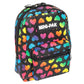 Mini Backpack Coloured Hearts, Hands Free Bag For Small Stuff - Mini Packs by Echo Three