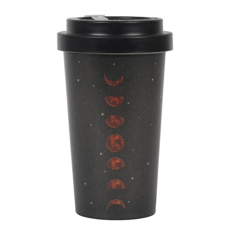 Moon Phase Durable Bamboo Eco Travel Mug - Bambo Travel Mug by Spirit of equinox