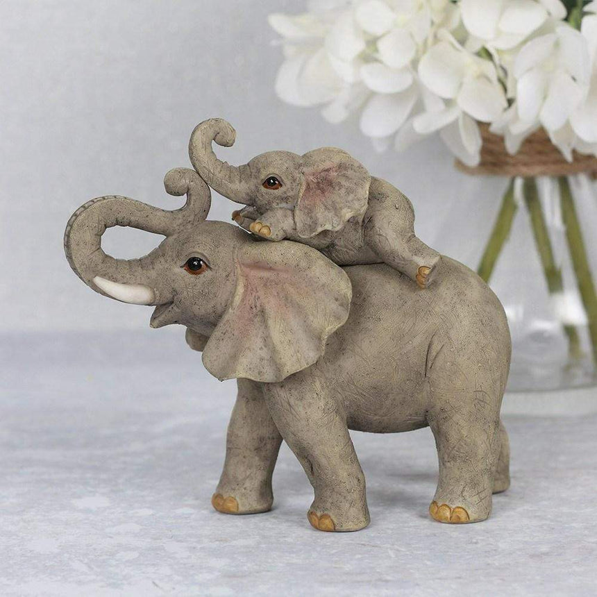 The Fashion Gift Shop: Mother and Baby Elephant Adventure Ornament Gifts for New Mothers by Jones Home & Gifts, Ornaments