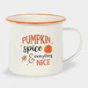 Halloween Enamel Mugs - Witches - Pumpkins - Ghost and Ghouls - White Pumpkin Spice