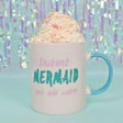 The Fashion Gift Shop: Mermaid Mug, Sparkly Girls Mug by Jones Home & Gifts, Mugs and Cups
