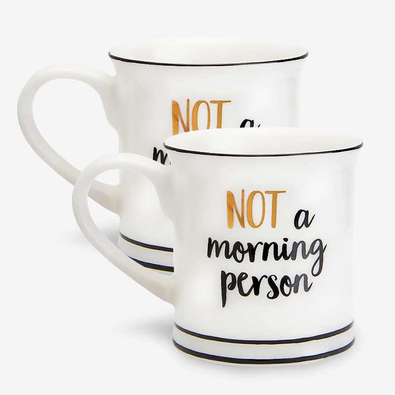 Not A Morning Person Espresso Cup - Mugs and Cups by Sass & Belle
