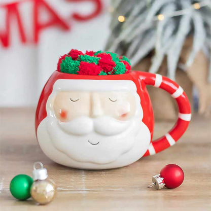 Santa Novelty Mug and Christmas Socks Gift Set - Mugs and Cups by Jones Home & Gifts