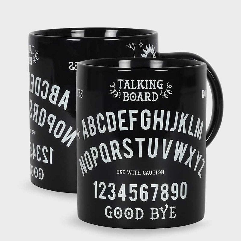 Supernatural Talking Spirit Board Black New Bone Mugs - Mugs and Cups by Black Magic