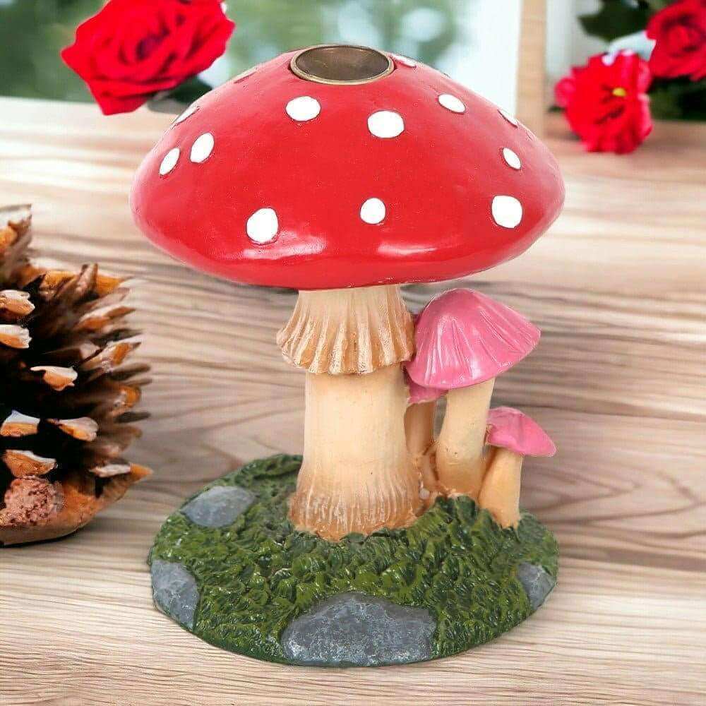 The Fashion Gift Shop: Mushroom Backflow Incense Burner, Dark Forest Decor by Spirit of equinox, Backflow Burner