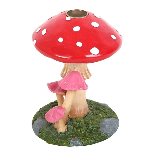 Mushroom Backflow Incense Burner, Dark Forest - Backflow Burner by Spirit of equinox