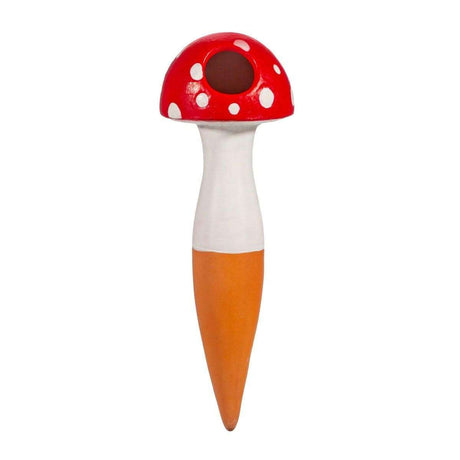 The Fashion Gift Shop: Mushroom Shaped Terracotta Watering Spike Red by Sass and Belle, Watering Spike