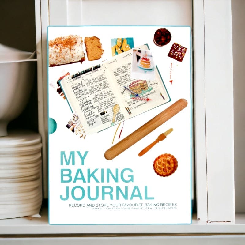 My Baking Journal Book With Baking Guides & Tips - My Baking Journal by Luckies