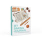 My Baking Journal Book With Baking Guides & Tips - My Baking Journal by Luckies