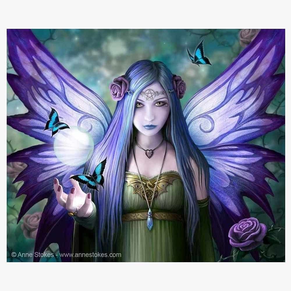 Mystic Aura Canvas Plaque by Anne Stokes - Wall Art's by Anne Stokes