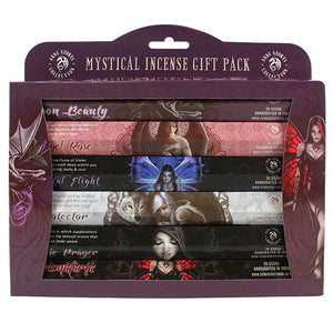 Mystical Incense Stick Gift Pack by Anne Stokes 6 Packs - 120 Sticks - Incense Sticks by Anne Stokes