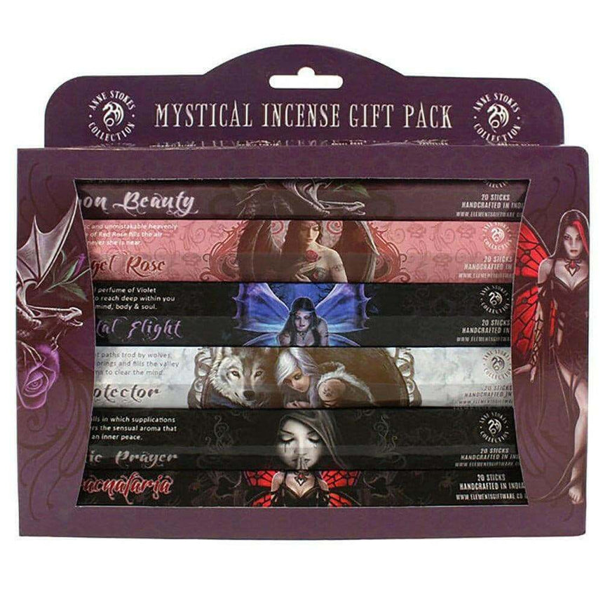 The Fashion Gift Shop: Mystical Incense Stick Gift Pack by Anne Stokes 120 Sticks by Anne Stokes, Incense Sticks