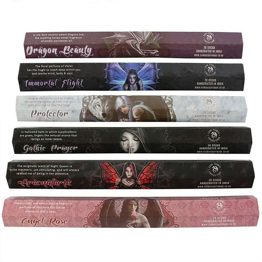 The Fashion Gift Shop: Mystical Incense Stick Gift Pack by Anne Stokes 120 Sticks by Anne Stokes, Incense Sticks