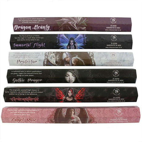The Fashion Gift Shop: Mystical Incense Stick Gift Pack by Anne Stokes 120 Sticks by Anne Stokes, Incense Sticks