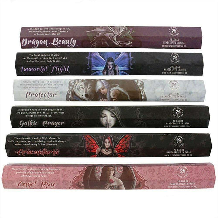 The Fashion Gift Shop: Mystical Incense Stick Gift Pack by Anne Stokes 120 Sticks by Anne Stokes, Incense Sticks