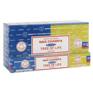 The Fashion Gift Shop: Nag Champa Tree Of Life Combo Pack of 12 Incense Sticks by Satya, Relaxation, Mediation by Satya, Incense Sticks