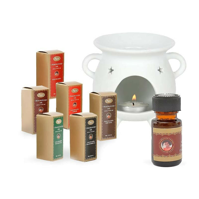 The Fashion Gift Shop: Nagchampa Fragrance Oil 10ml Bottle by Pure, Aroma oil