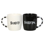 Naughty and Naughtier Couples Mug Gift Set - Mugs and Cups by Spirit of equinox