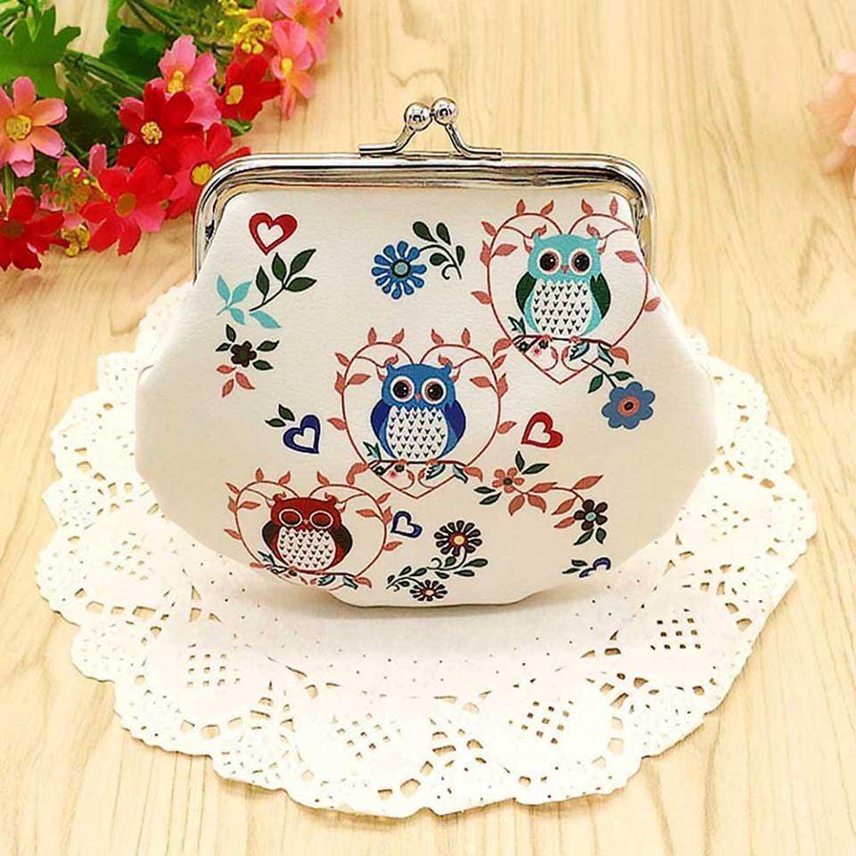 Cute Owl Large Coin Purses - Large Coin Purse by Fashion Accessories