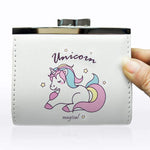 Girls Unicorn Coin Purse Faux Leather - Large Coin Purse by Fashion Accessories