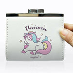 Girls Unicorn Coin Purse Faux Leather - Large Coin Purse by Fashion Accessories