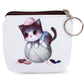 New Ladies Girls Cute Cat Kitten Purse Novelty Coin Pouch Small PU Wallet - Coin Purses by Fashion Accessories