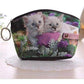 New Ladies Girls Cute Kitten Sweet Puppy Design Large Coin Purse Wallet - The Fashion Gift Shop by Fashion Accessories