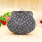 New Ladies Girls Floral Large Coin Purse Mini Wallet Sweet Gift Stocking Filler - Large Coin Purse by Fashion Accessories