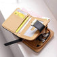 New Ladies Girls Laser Cut Purse Leaf Charm Womens Bi-Fold Wallet Zipped Purses - Purses and Wallets by Fashion Accessories
