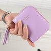 Girls Card Notes wallet with Tassle Charm - Light Purple
