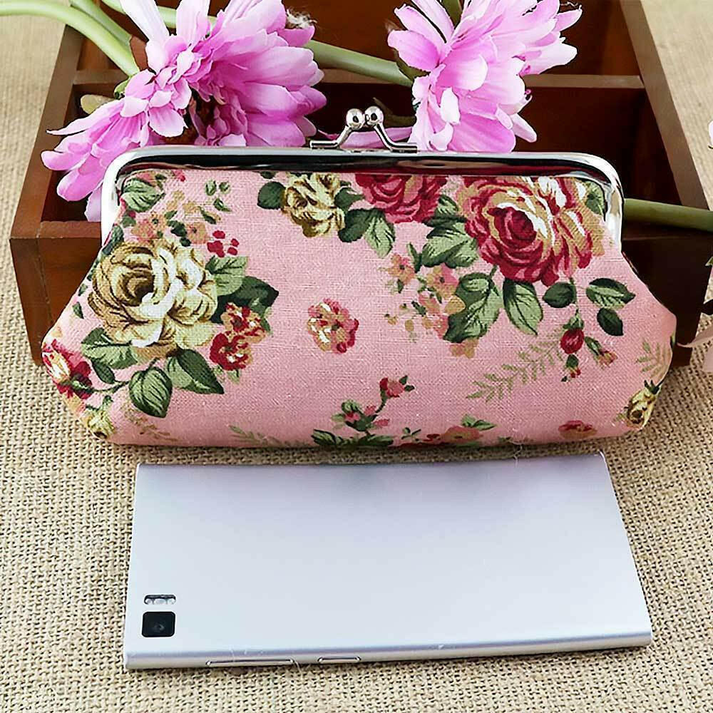 2 Pc Women Clutch Coin Wallet Zippered Purse Card Holder Money Bag Cas —  AllTopBargains