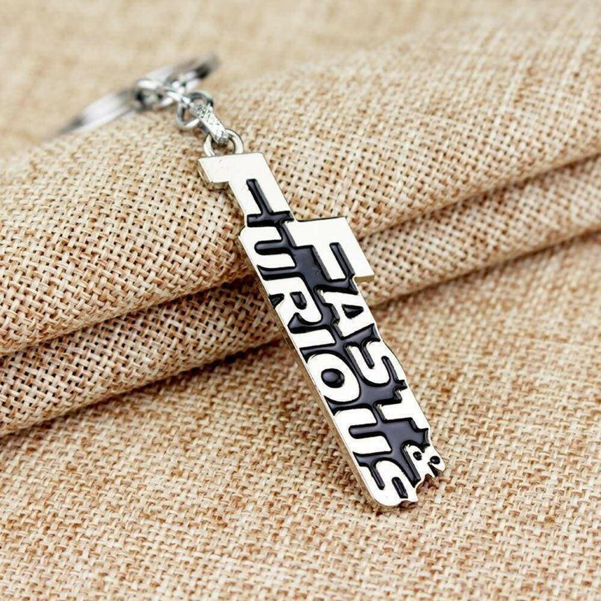 The Fashion Gift Shop: Fast & Furious Keyring Logo Key Chain by Fashion Accessories, Bag Charms & Keyrings