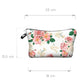 New Padded Vintage Flower Print Cosmetic Travel Makeup Bag - Cosmetic Bags by Acess London
