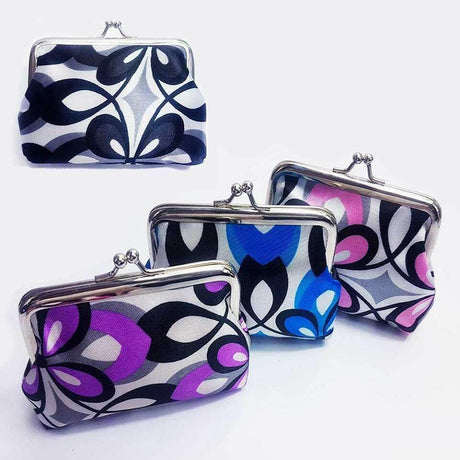 The Fashion Gift Shop: Girls Coin Purse Satin Money Pouch Retro Stylish Wallet by Fashion Accessories, Coin Purses