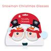 Novelty Christmas Glasses Santa Snowman Festive Fancy Dress - Snowman