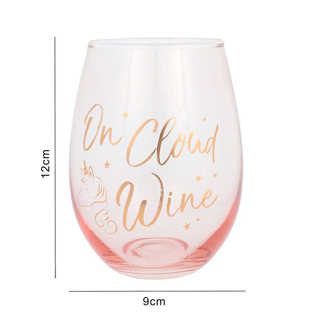 On Cloud Wine Stemless Drinking Glass - Stemless Wine Glass by Jones Home & Gifts