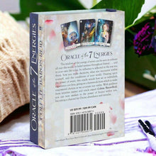 Oracle of the 7 Energies oracle card deck box back with card images and barcode