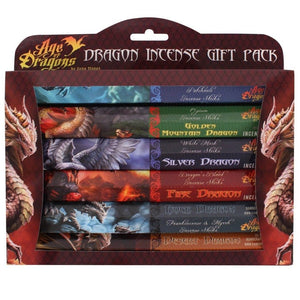 Pack of 6 Age of Dragons Incense Gift Pack by Anne Stocks 120 Sticks - Incense Sticks by Anne Stokes