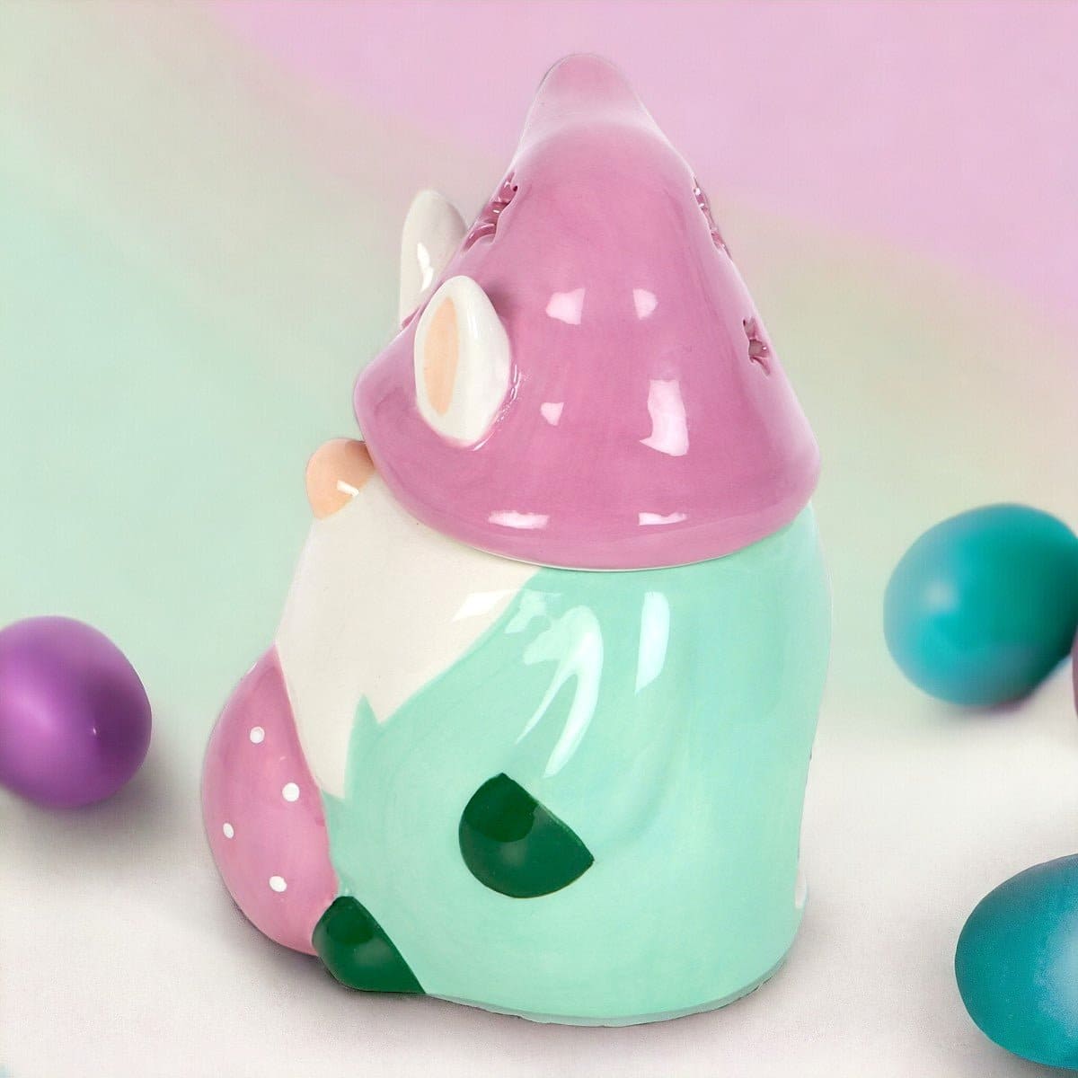 Pastel-colored Bunny Gonk, Easter Oil Burner, Wax Warmer - Oil Burner & Wax Melters by Jones Home & Gifts