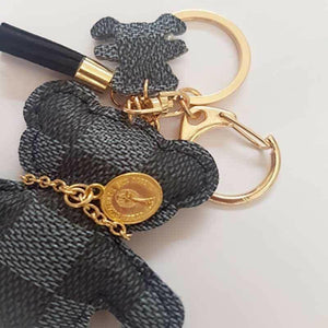 The Fashion Gift Shop: Patchwork Teddy Bear Handbag Charm Keyrings by Fashion Accessories, Bag Charms & Keyrings