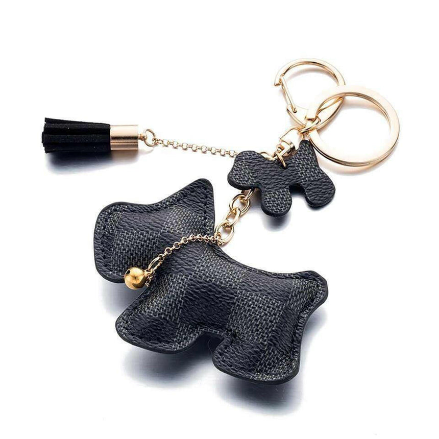 The Fashion Gift Shop: Scottie Terrier Dog Puppy Scottish Patchwork Keyring Handbag Charm by Fashion Accessories, Bag Charms & Keyrings