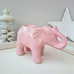 Pink Elephant Oil Burner with Matching Gift Box - Oil Burner & Wax Melters by escential Living
