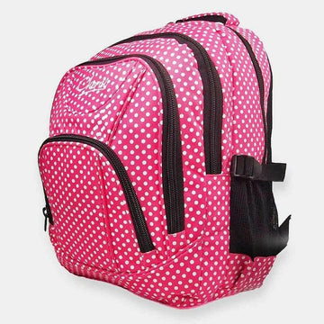 Pink Polka Dot Backpack Large and High Quality