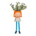Plant Mum Planter With Dangling Legs, Red Hair Lady Plant Pots by Sass and Belle