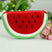 Plush Watermelon Zipped Coin Purses by Fashion Accessories
