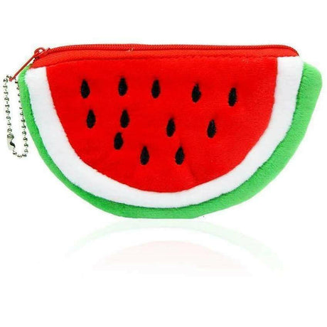 The Fashion Gift Shop: Plush Watermelon Zipped Coin Purses by Fashion Accessories, Coin Purses